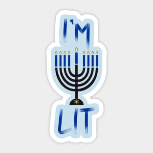 I'm Lit Sticker